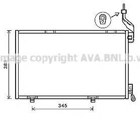 Конденсатор, кондиционер FD5590 AVA QUALITY COOLING