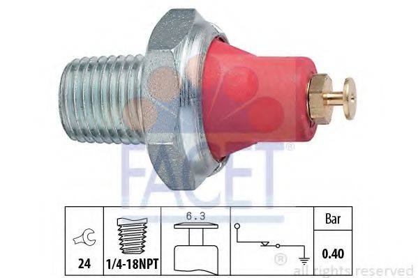 Датчик давления масла 7.0037 FACET