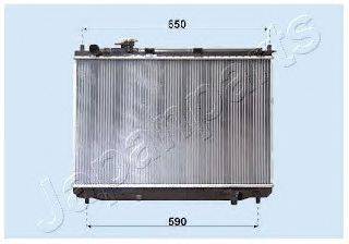 Радиатор, охлаждение двигателя RDA333026 JAPANPARTS