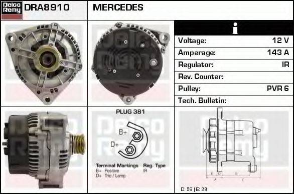 Генератор DRA8910 REMY