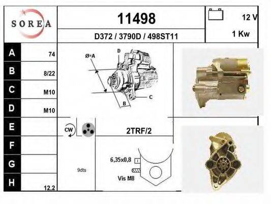 Стартер 11498 EAI