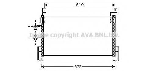 Конденсатор, кондиционер CR5095 AVA QUALITY COOLING