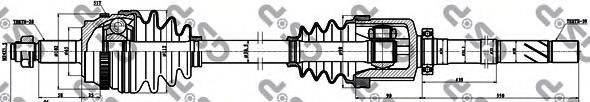 Приводной вал 250059 GSP