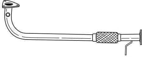 Труба выхлопного газа 65137 SIGAM
