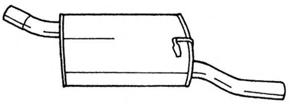 Глушитель выхлопных газов конечный 25646 SIGAM