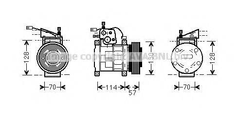 Компрессор, кондиционер DCP99002 DENSO