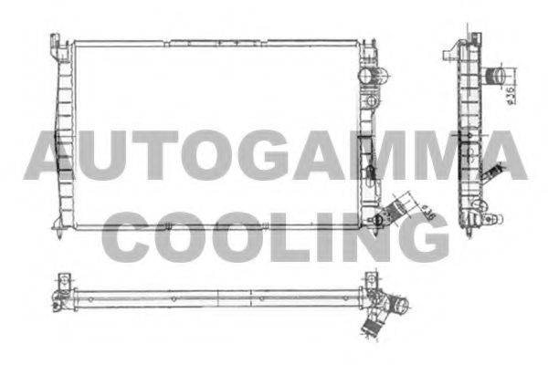 Теплообменник 105089 AUTOGAMMA