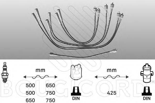 Комплект проводов зажигания 4025 BOUGICORD