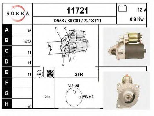 Стартер 11721 EAI