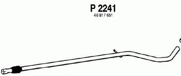 Труба выхлопного газа P2241 FENNO