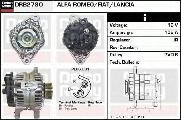 Генератор DRB2780 REMY