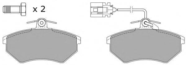 Комплект тормозных колодок, дисковый тормоз FBP-0953 FREMAX