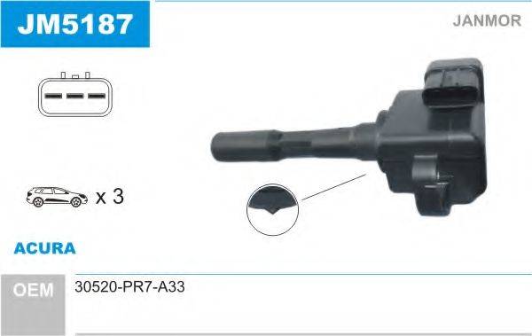 Катушка зажигания JM5187 JANMOR