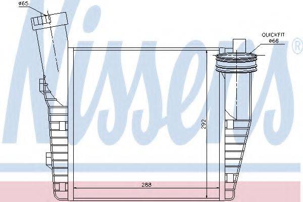 96688 NISSENS Интеркулер 96688 NISSENS