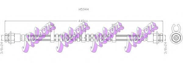 Тормозной шланг H5944 BROVEX-NELSON