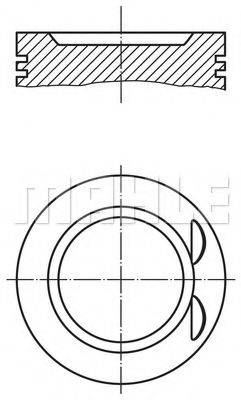 Поршень 038 24 02 MAHLE ORIGINAL