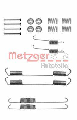 Комплектующие, тормозная колодка 105-0689 METZGER