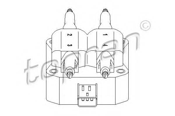 Катушка зажигания 501 401 TOPRAN