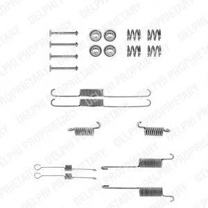 Комплектующие, тормозная колодка LY1039 DELPHI