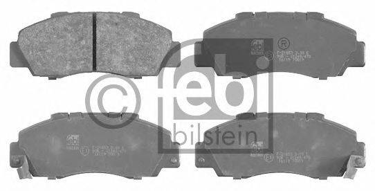 Комплект тормозных колодок, дисковый тормоз 16119 FEBI