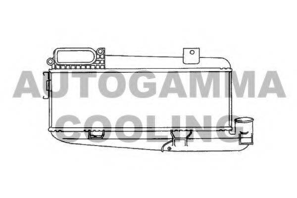 101484 AUTOGAMMA Интеркулер 101484 AUTOGAMMA