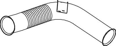 Труба выхлопного газа 68276 DINEX