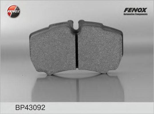 Комплект тормозных колодок, дисковый тормоз BP43092 FENOX