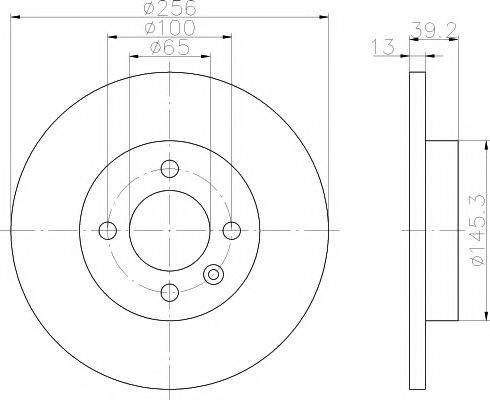 Тормозной диск MDC731 MINTEX