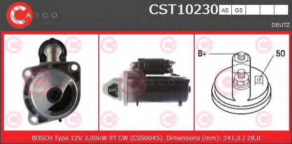 Стартер CST10230AS CASCO