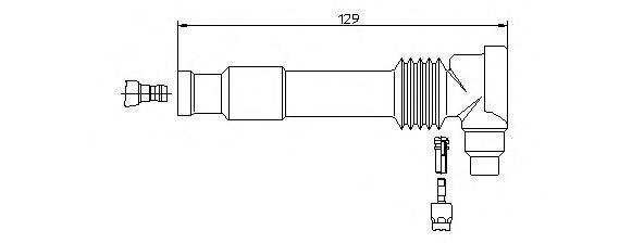 Вилка, свеча зажигания 13281 BREMI