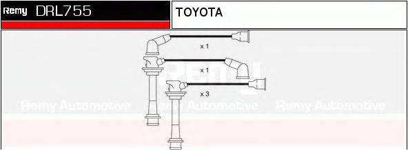 DRL755 REMY Комплект проводов зажигания DRL755 REMY