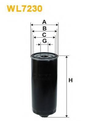 Фильтр масляный WL7230 WIX FILTERS