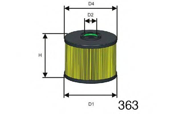Фильтр топливный F128 MISFAT