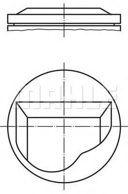 Поршень 081 97 00 MAHLE ORIGINAL