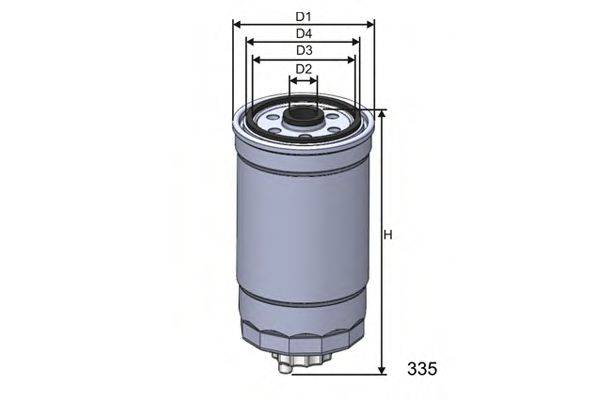 Фильтр топливный M414 MISFAT