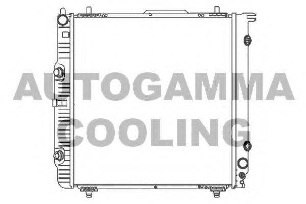 Радиатор, охлаждение двигателя 103266 AUTOGAMMA