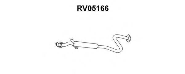 Предглушитель выхлопных газов RV05166 VENEPORTE