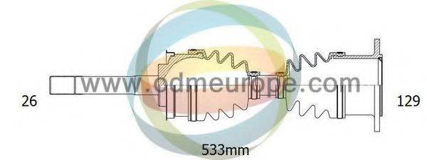 Приводной вал 18-093030 ODM-MULTIPARTS