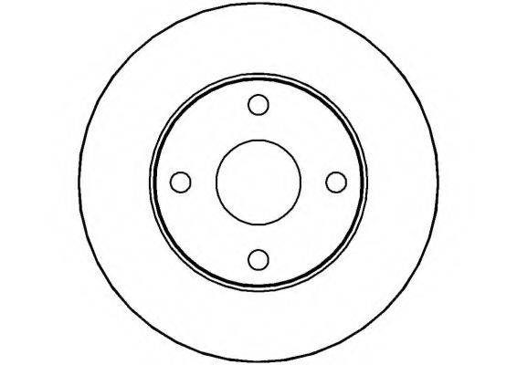 Тормозной диск NBD228 NATIONAL