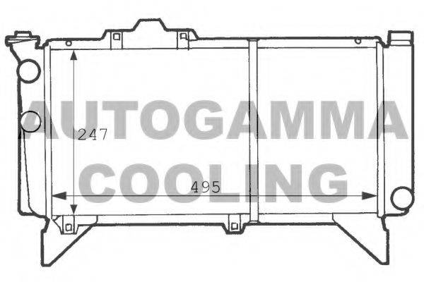Теплообменник 100984 AUTOGAMMA