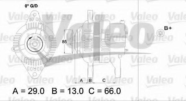 Генератор 437157 VALEO