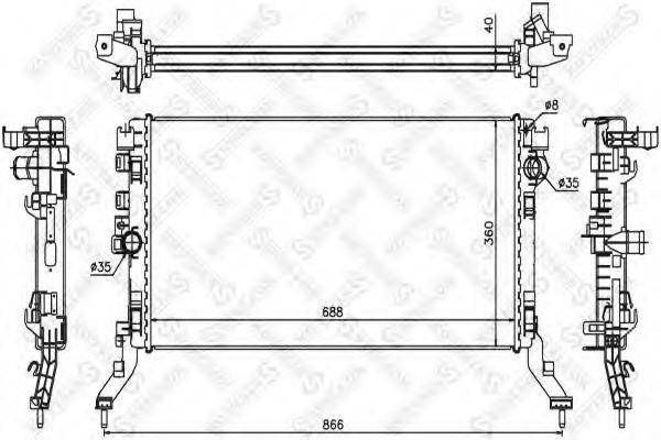 Теплообменник 10-26168-SX STELLOX