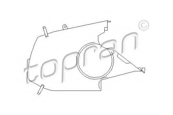 Кожух, зубчатый ремень 110 882 TOPRAN