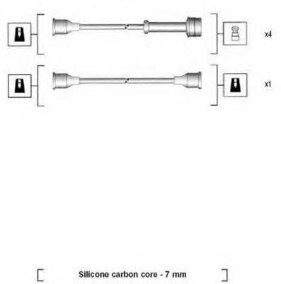 Комплект проводов зажигания 941335100913 MAGNETI MARELLI