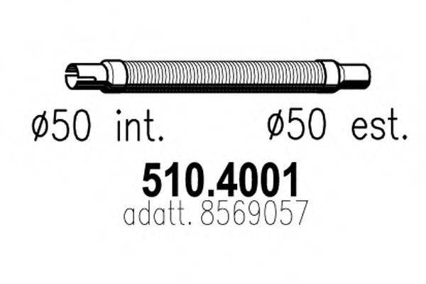 Трубка 510.4001 ASSO