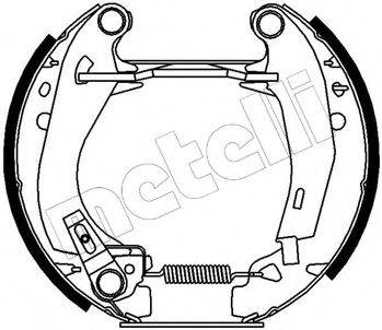 Комплект тормозных колодок 51-0011 METELLI