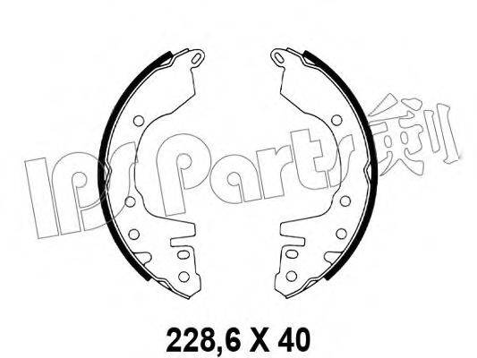 Тормозные колодки IBL-4529 IPS Parts