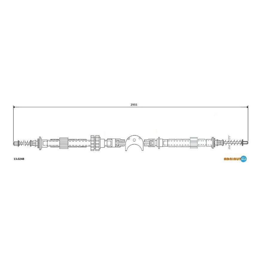 Тросик стояночного тормоза Adriauto