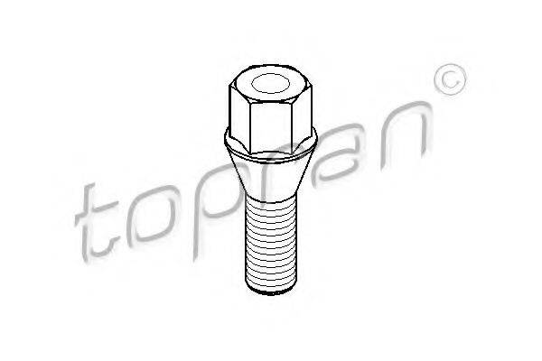 Болт 501 536 TOPRAN