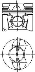 Поршень 94966600 KOLBENSCHMIDT